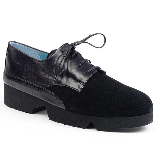 Thierry Rabotin Women's Gate 7429H Black Suede/Leather - 946491 - Tip Top Shoes of New York