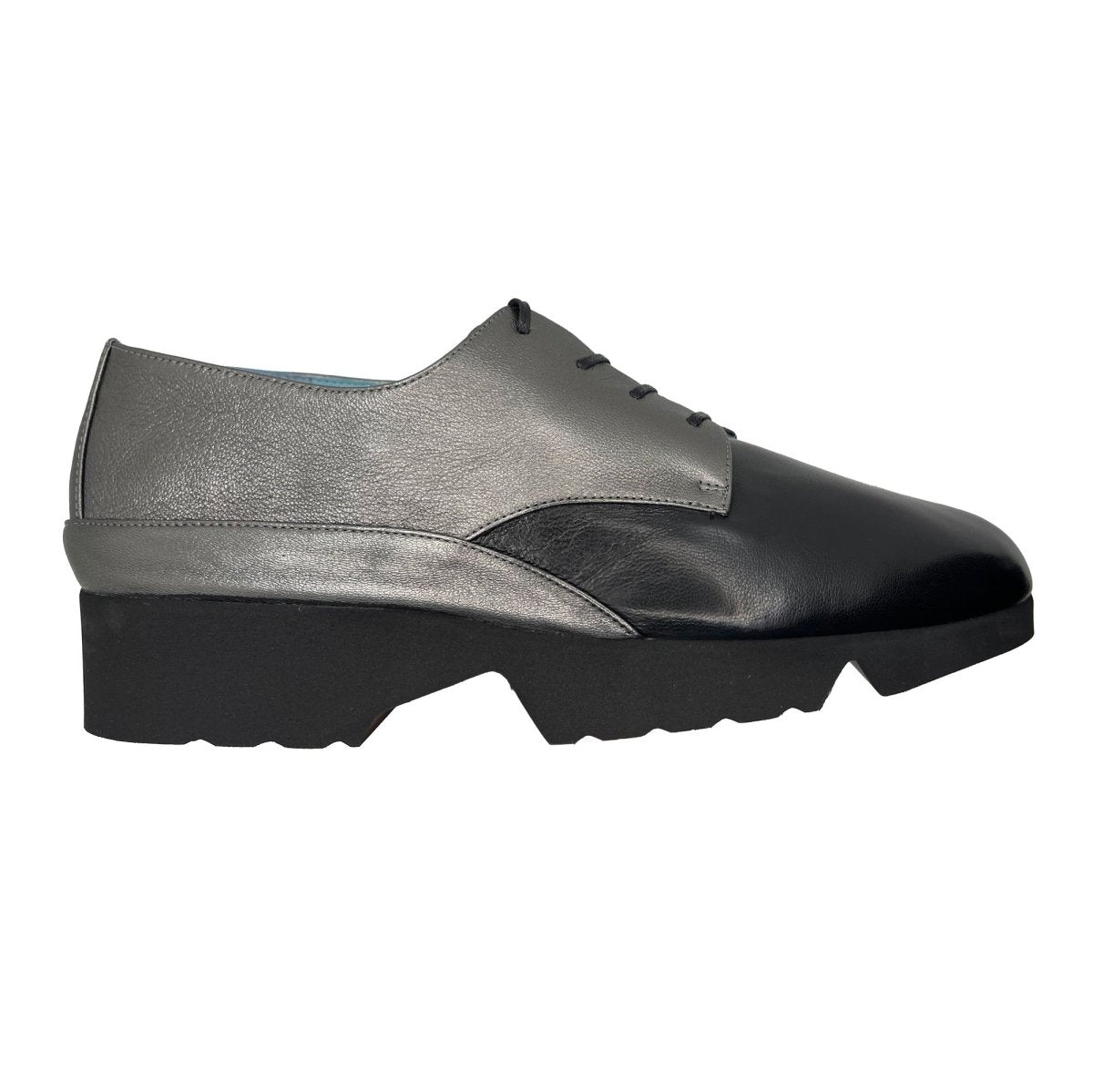 Thierry Rabotin Women's Gate 7429H Pewter/Black Lea - 3003967 - Tip Top Shoes of New York