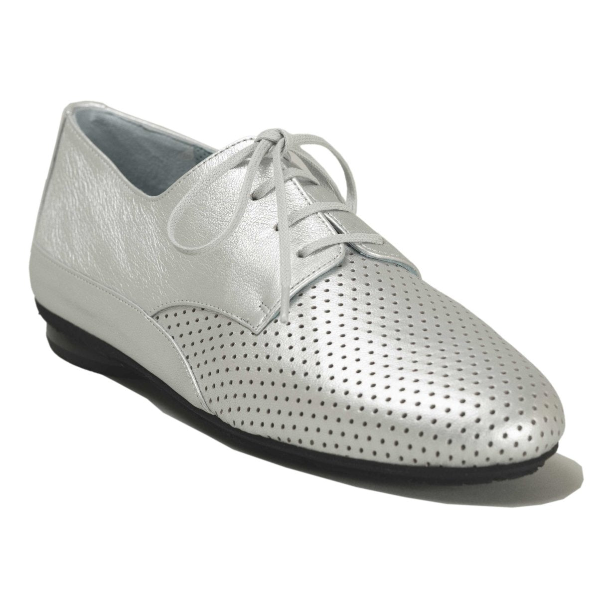 Thierry Rabotin Women's Gatsby Silver Wash Leather - 3011370 - Tip Top Shoes of New York