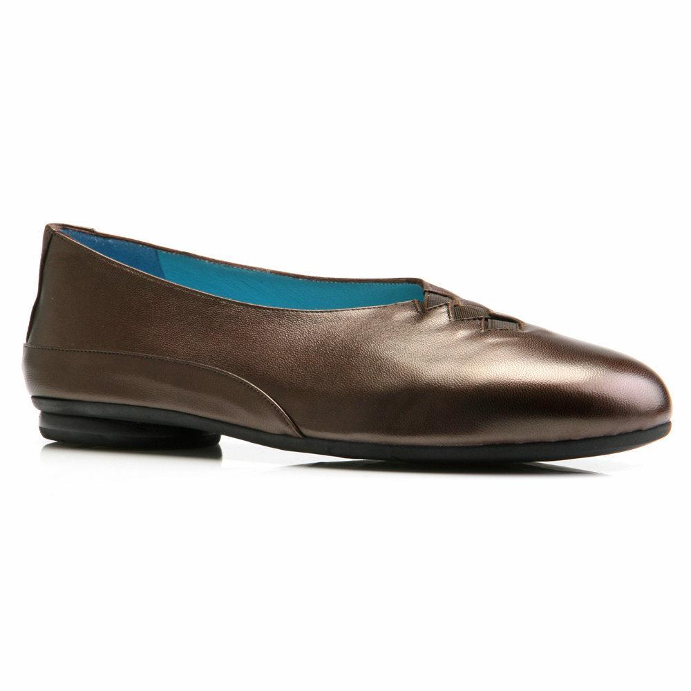Thierry Rabotin Women's Grace 7410G Bronze Nappa Leather - 404970904014 - Tip Top Shoes of New York