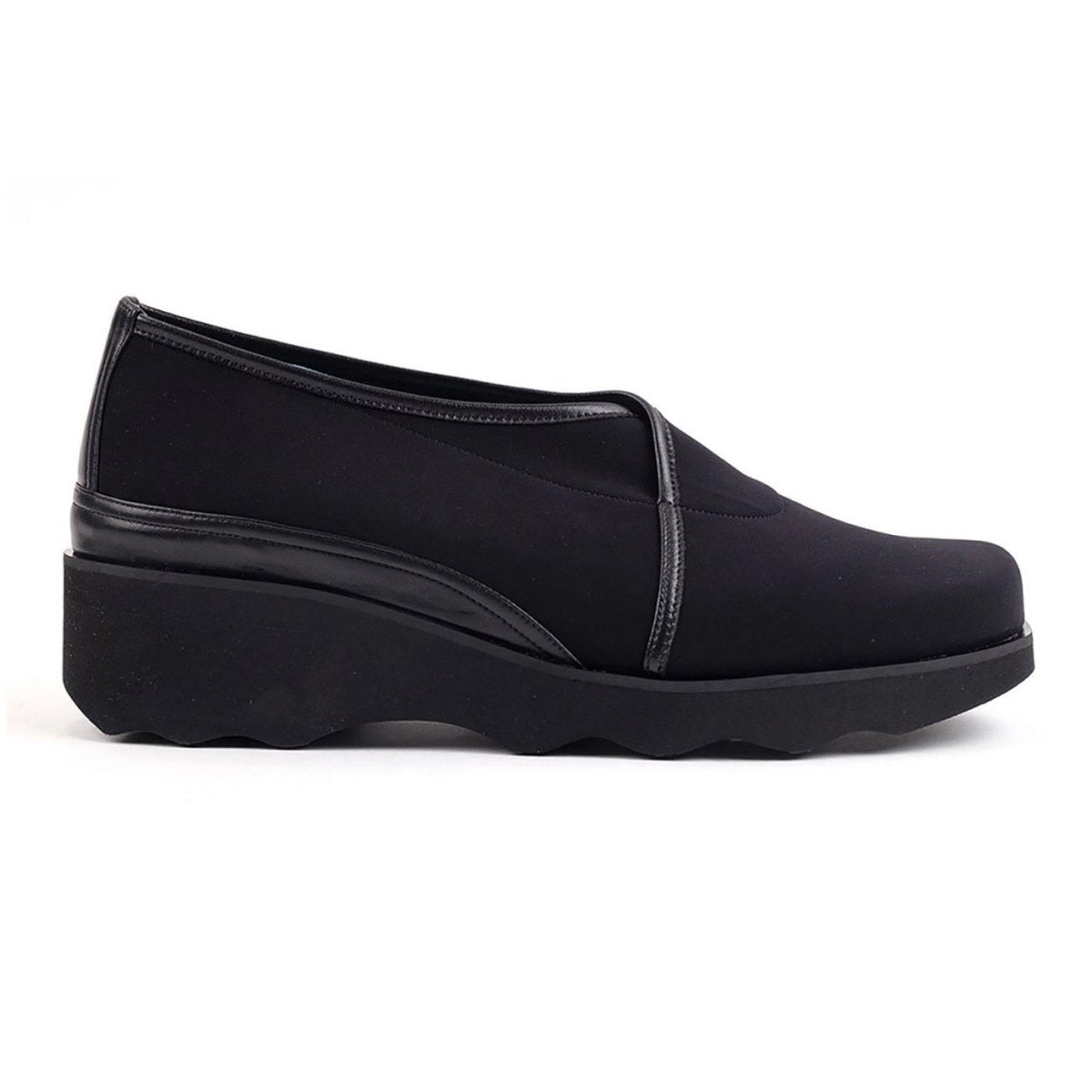 Thierry Rabotin Women's Tao Black Fabric/Nappa Trim - 403852401016 - Tip Top Shoes of New York