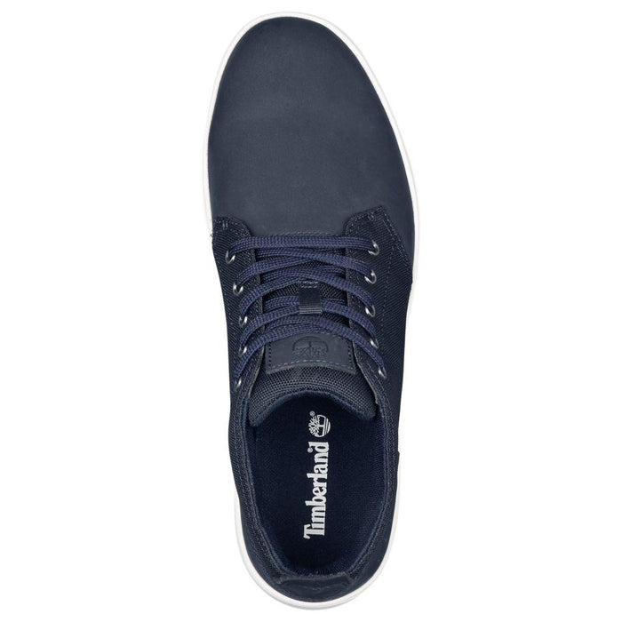 Timberland Men's Davis Square Mixed-Media Navy Buc - 882954 - Tip Top Shoes of New York