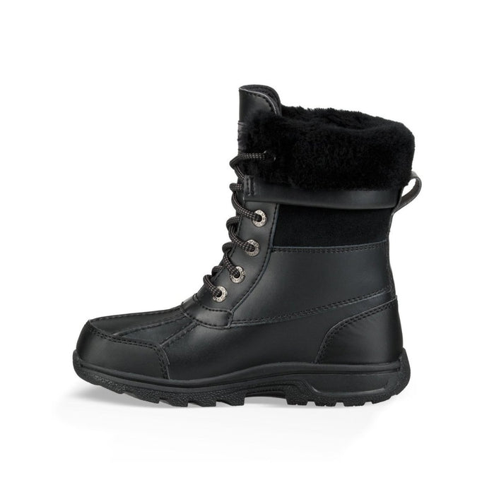 UGG Boy's Butte II CWR Waterproof Boot Black Leather - 850471 - Tip Top Shoes of New York