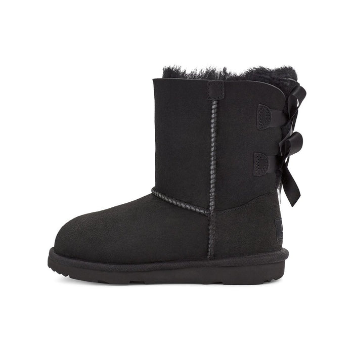 UGG Girl's Bailey Bow II Black (Sizes 13-4) - 839331 - Tip Top Shoes of New York