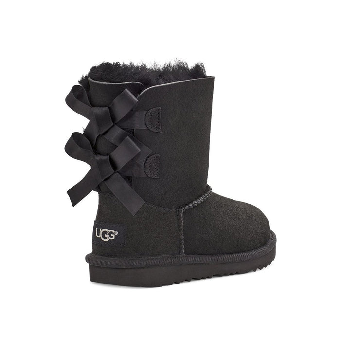 UGG Girl's Bailey Bow II Black (Sizes 5-6) - 839362 - Tip Top Shoes of New York