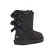 UGG Girl's Bailey Bow II Black (Sizes 5-6) - 839362 - Tip Top Shoes of New York