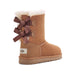 UGG Girl's Bailey Bow II Chestnut (Sizes 13-4) - 652731 - Tip Top Shoes of New York