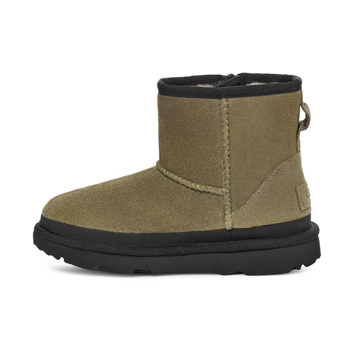 UGG Girl's Classic Mini Zipper Olive — Tip Top Shoes of New York