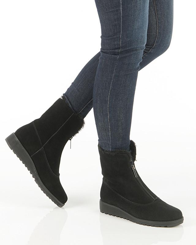 Valdini Women's Sabra Waterproof Black Suede - 857779 - Tip Top Shoes of New York