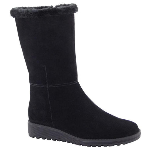 Valdini Women's Sofia Waterproof Black Suede - 347681 - Tip Top Shoes of New York