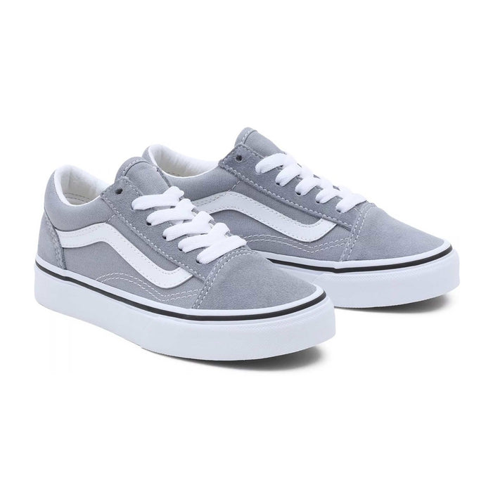 Vans PS (Preschool) Old Skool Grey/White — Tip Top Shoes of New York