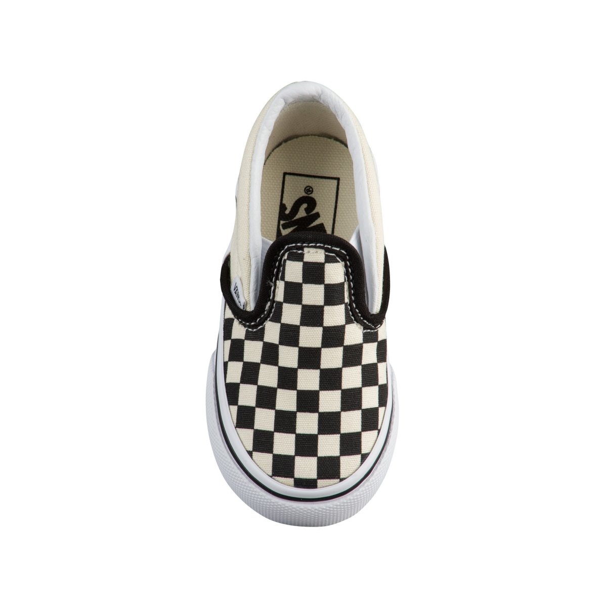 Vans Toddlers Checkerboard Slip-On Black/White - 562517 - Tip Top Shoes of New York