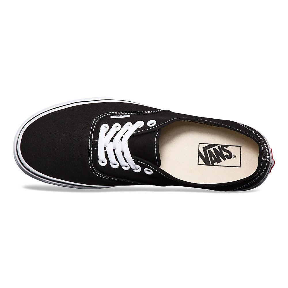Vans Unisex Authentic Black Canvas - 407246601020 - Tip Top Shoes of New York