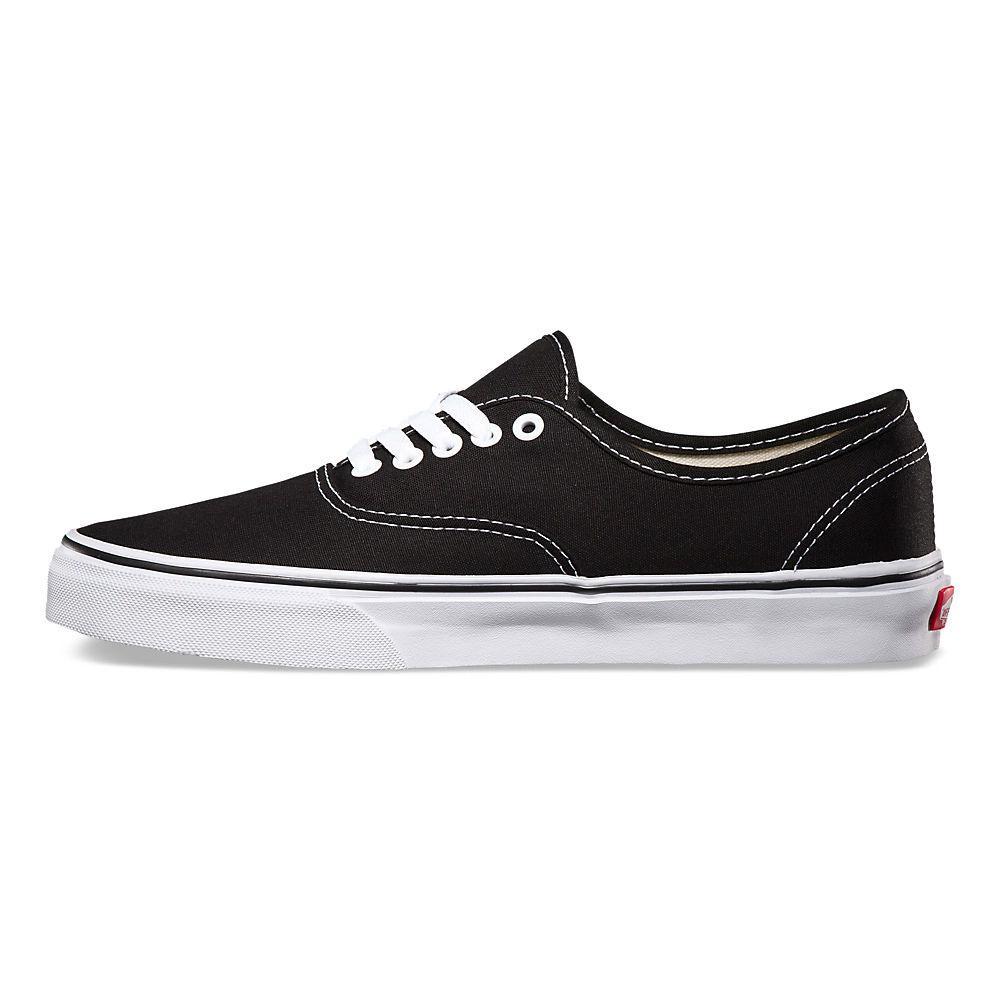 Vans Unisex Authentic Black Canvas - 407246601020 - Tip Top Shoes of New York