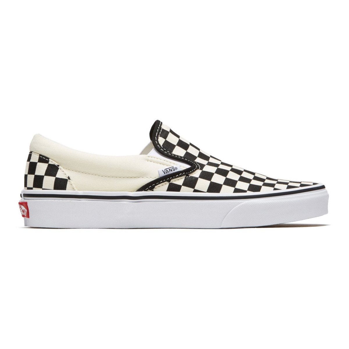 Vans Unisex Checkerboard Slip-On Black/Off White - 422856 - Tip Top Shoes of New York