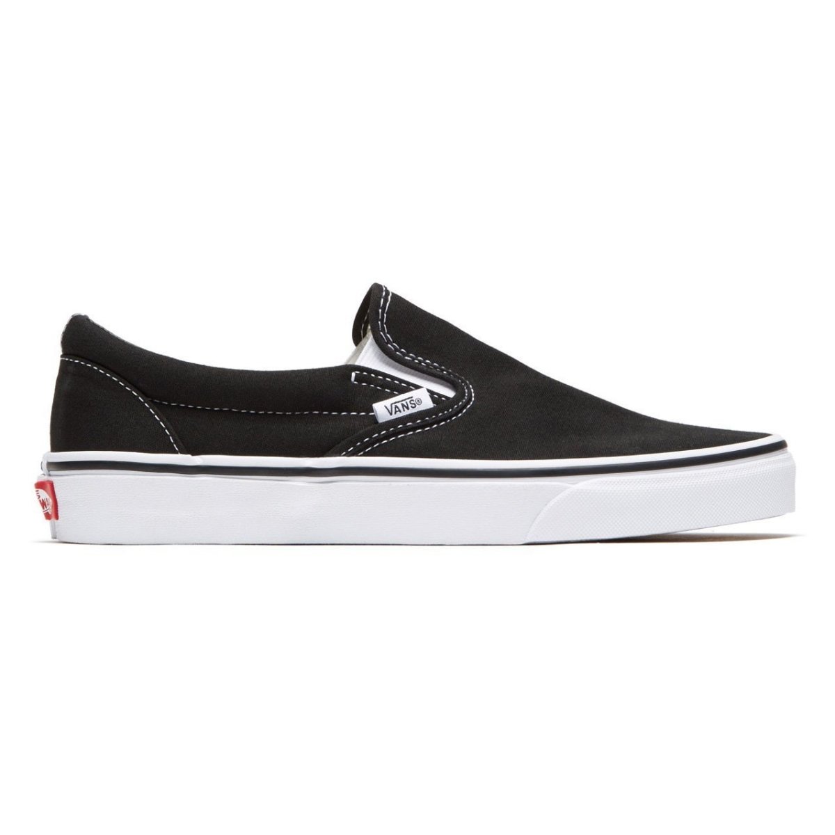 Vans Unisex Classic Slip On Black Canvas - 407895301012 - Tip Top Shoes of New York
