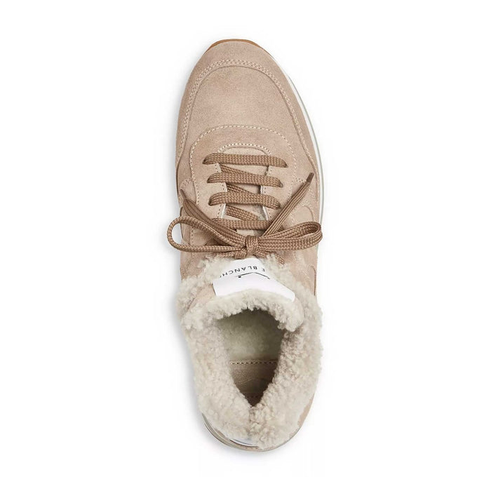Voile Blanche Women's Maran Fur Suede Beige - 9014801 - Tip Top Shoes of New York