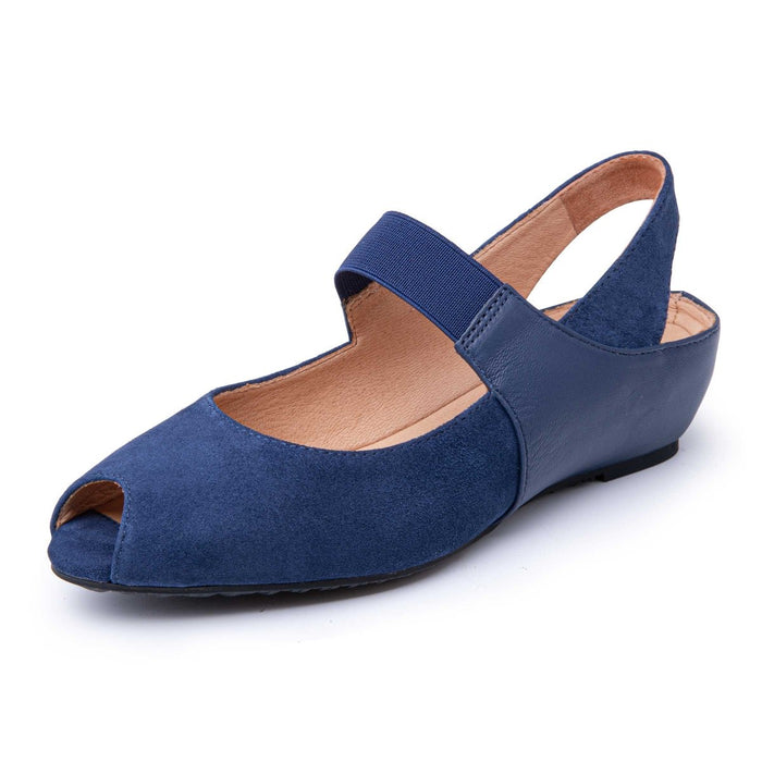 Yes Women's Paula Navy Suede - 3014854 - Tip Top Shoes of New York