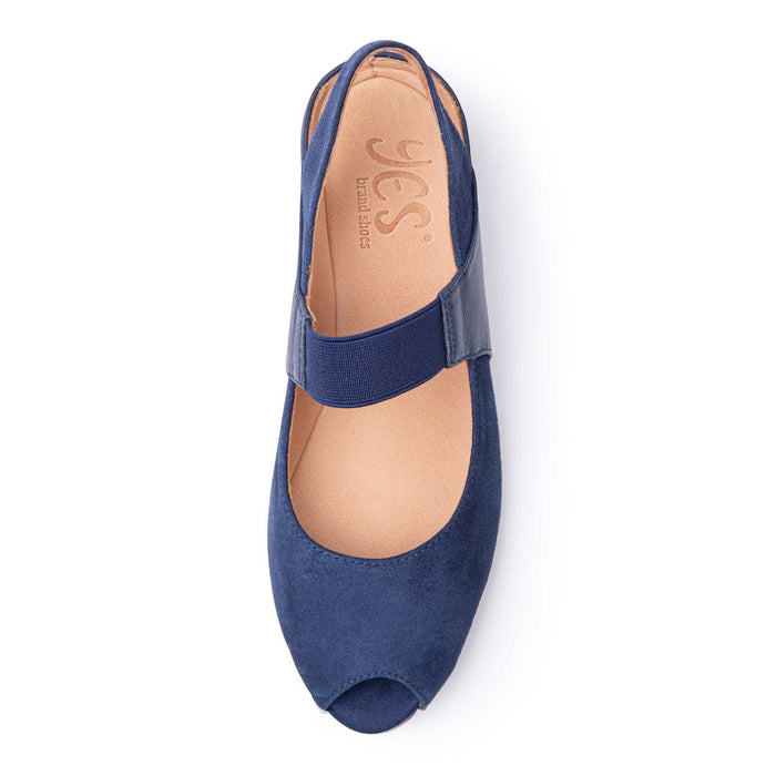 Yes Women's Paula Navy Suede - 3014854 - Tip Top Shoes of New York