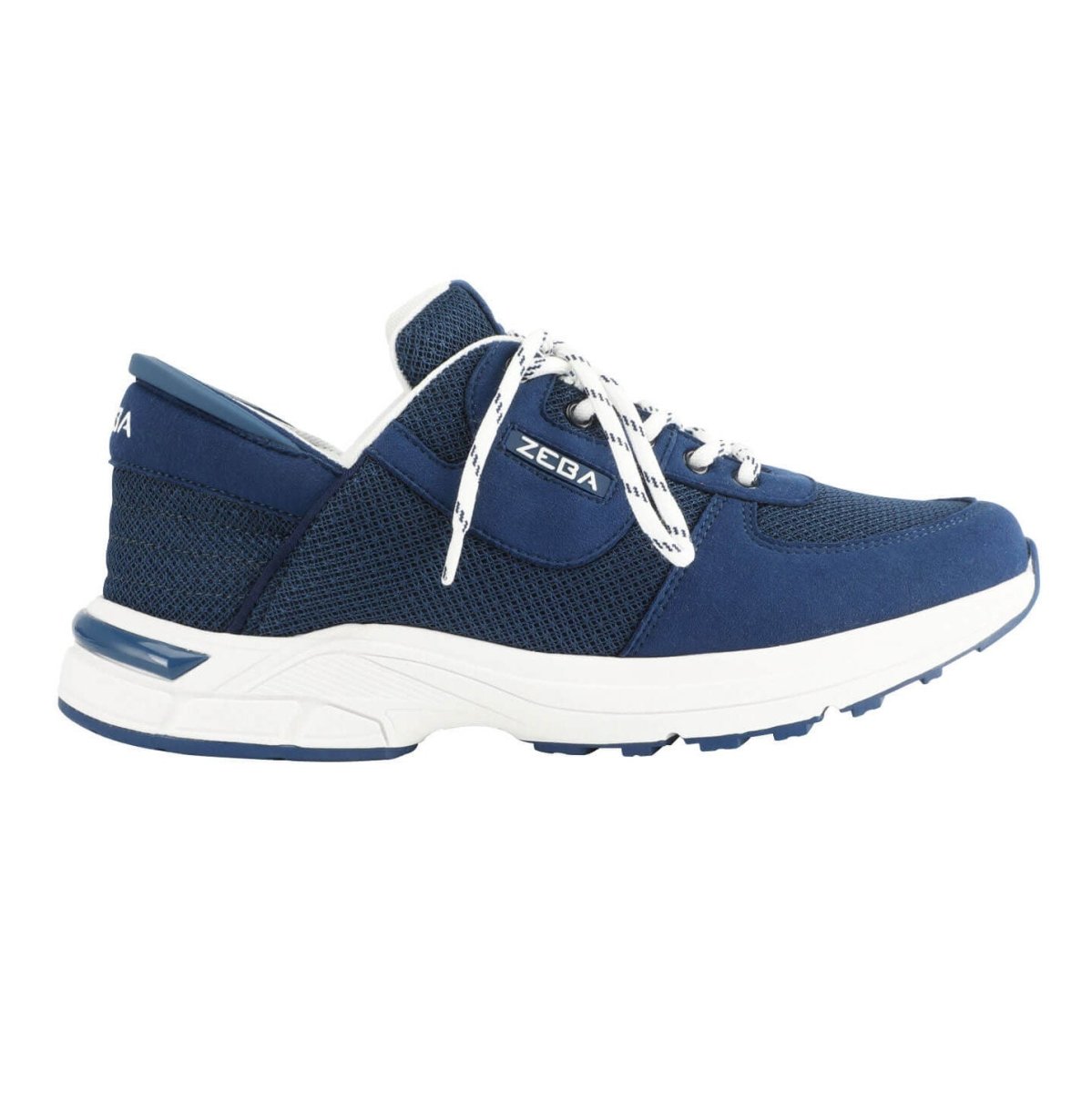 Zeba Men's Royal Navy/White Tip Top Shoes of New York